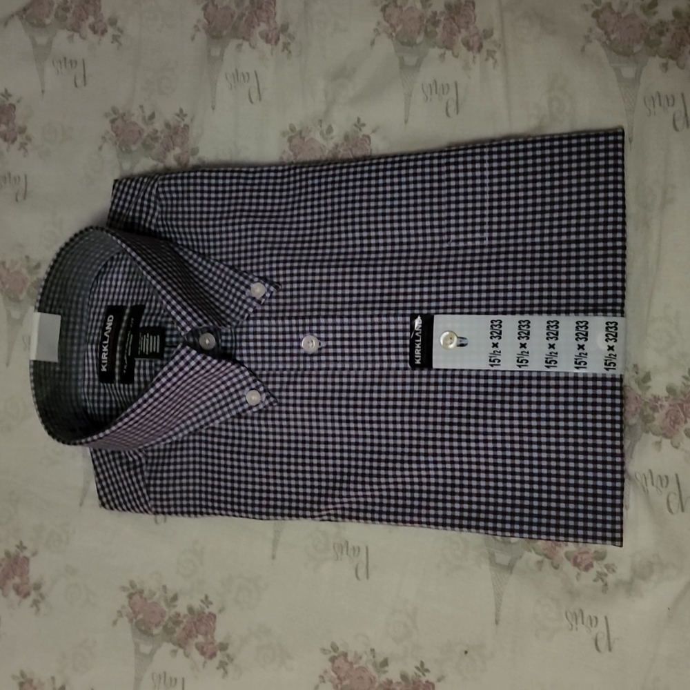 Checkered dress shirt